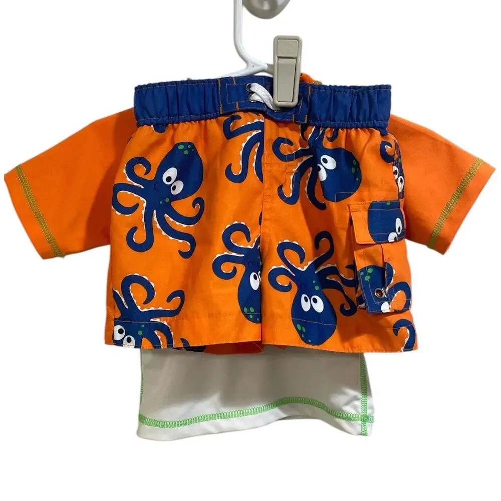 Baby Octopus Swim Trunk Set 6-9 Months